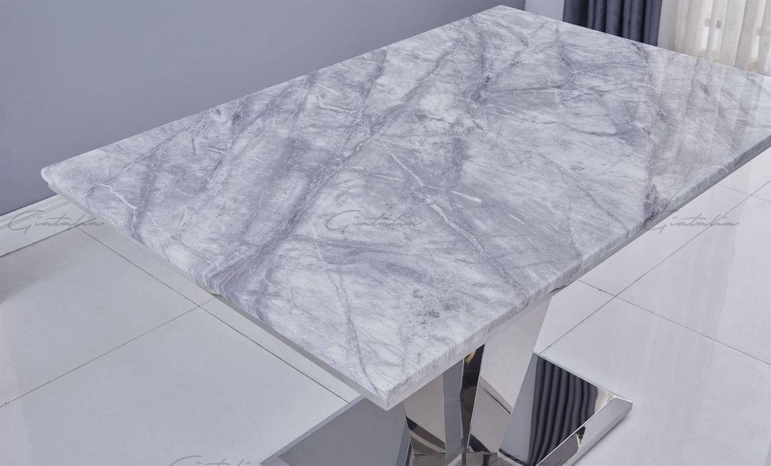 Riccardo 120cm Marble Dining Table - 3 Colours