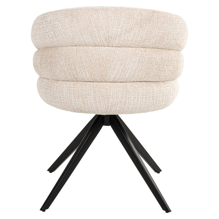 Richmond Interiors Serenity Niagara Beige Chenille Swivel Chair