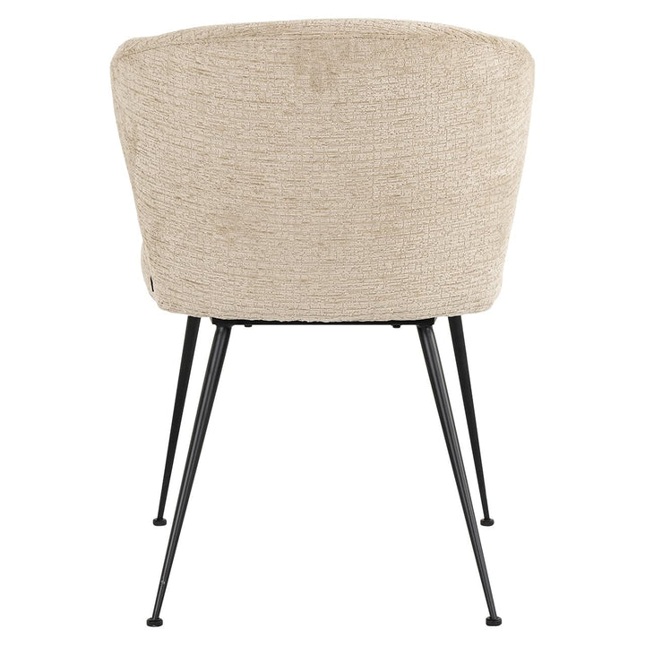 Richmond Interiors Chair Xandra Desert Taupe Chenille Dining Table