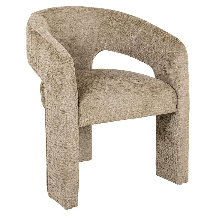 Richmond Interiors Belle Desert Taupe Chenille Dining Chair