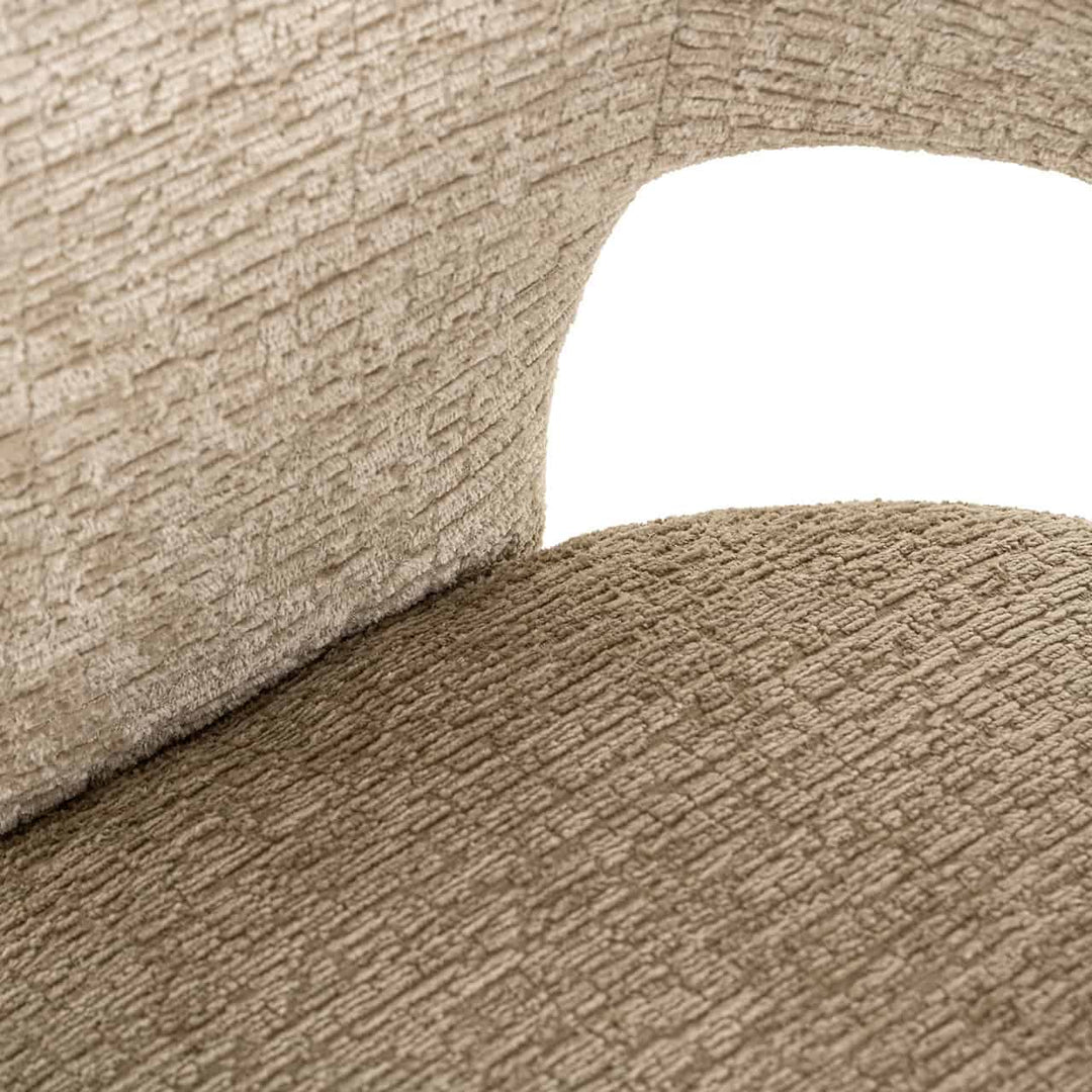 Richmond Interiors Belle Desert Taupe Chenille Dining Chair