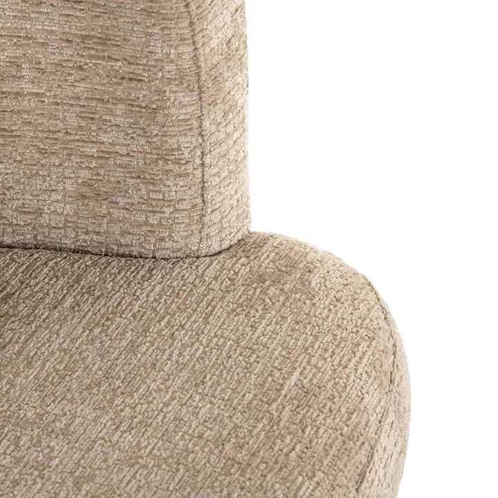 Richmond Interiors Cheyenne Desert Taupe Chenille Swivel Chair